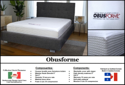 Canapés et matelas Dormatex